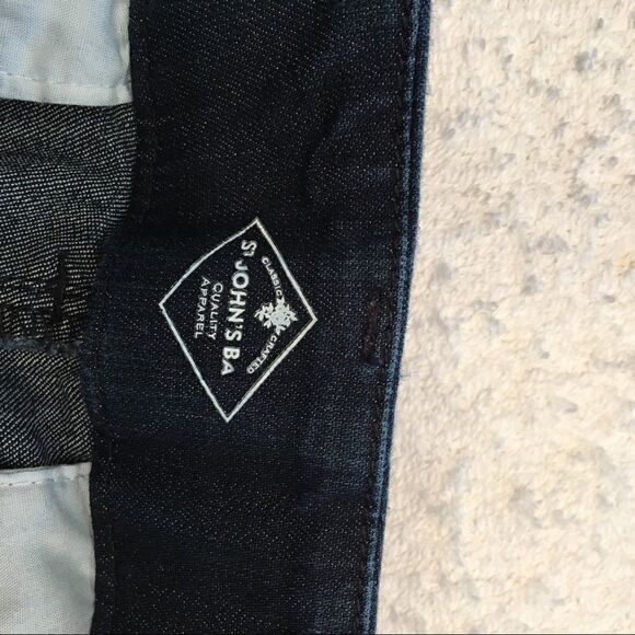 St Johns Bay size 10 dark blue straight leg capris - Picture 5 of 8